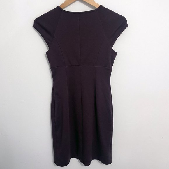 Jessica Simpson Plum Dress with Floral Detail - Picture 3 of 3